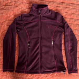 Mountain Hardware Full Zip Fleece Jacket Purple Women's Size XS
